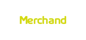 Em letras verde: "Merchand".