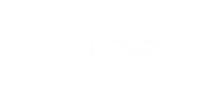 Em letras brancas: Splicer