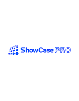 Logo azul SHOWCASEPRO